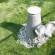 ３本ある“オシッコオブジェ”はパイロンの形をした犬用水洗トイレ